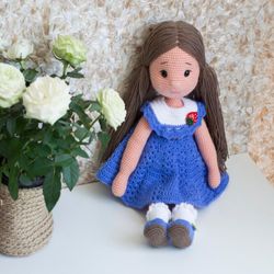 PDF Pattern Crochet Waldorf Doll, Smart doll clothes, Body doll pattern, Crochet shoes, Cute toys patterns