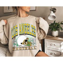 Vintage Los Angeles Football Sweatshirt, Los Angeles Football Crewneck Sweatshirt, Los Angeles Football Crewneck, Retro