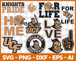 Knights Pride Bundle NCAA Svg, Sport Svg, NCAA svg, American Football Svg, NCAA Bundle Svg File Cut Digital Download