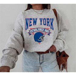 New York Football Crewneck Sweatshirt, New York Football Sweatshirt, New York Sweatshirt, New York Football Gift, New Yo