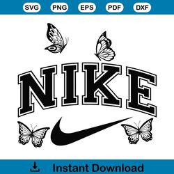 Famous Brand Logo Butterfly SVG Silhouette Cricut Files