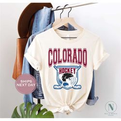 Retro Colorado Hockey Shirt, Vintage Colorado Hockey, Throwback Colorado Hockey T-Shirt, Colorado Toddler Shirt, Denver