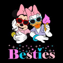 Mouse And Duck SVG Besties SVG Cricut For Files Design