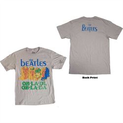 The Beatles Unisex Premium T-Shirt: Ob-La-Di (Back Print)