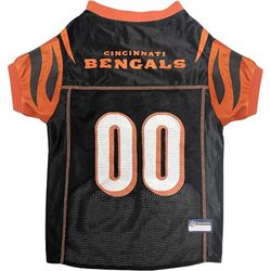 Pets first NFL Cincinnati Bengals Dog Jersey, Available In All Sizes. Best Football Jersey Costume for Dogs & Cats. Lice