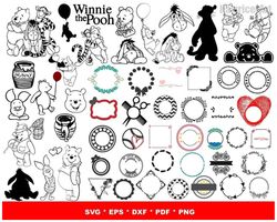 1500 files Winnie The Pooh bundle svg , winne the pooh svg, Digital Download
