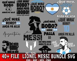 40 file Lionel Messi bundle svg, Digital Download