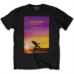 Queen Unisex T-Shirt: Bohemian Rhapsody (Back Print)