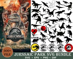 600 files Jurassic Park svg, Digital Download