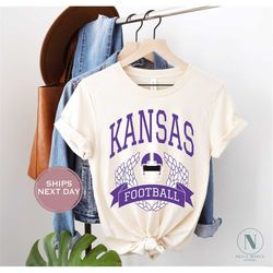 Retro Kansas Football Shirt, Vintage Kansas Football Shirt, Manhattan Kansas Shirt, College Football Shirt