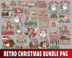 Retro christmas bundle svg , Digital Download