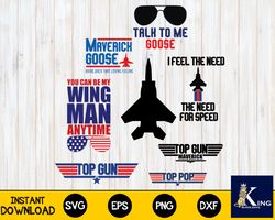 Top Gun SVG, Digital Download