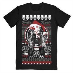 Rob Zombie Unisex T-Shirt: Bloody Santa