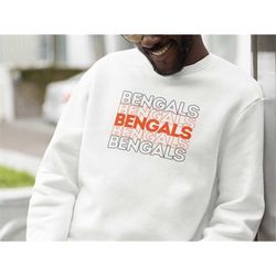 Cincinnati Bengals Bengals Sweatshirt Unisex Football Sweatshirt Football Team Sweatshirt