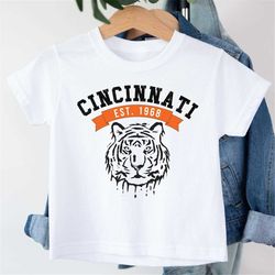 Cincinnati Football Kids T-shirt, Joe Burrow Kids shirt, Cincinnati Football Kids shirt, Kids Bengal Shirt, Toddler Cinc