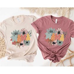 Floral Mama Shirt, Retro Mama Shirt, Mother's Day Shirt, Mama Shirt, New Mom Shirt, Mom Gift From Kids, Vintage Mama T-s