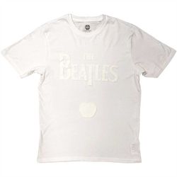 The Beatles Unisex T-Shirt: Logo & Apple (Hi-Build)