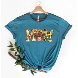 Highland Cow Shirt, Cow Mom Shirt, Howdy Mama Shirt, Personalized Mother's Day Shirt, Cool Mom Tee, Mother Sweatshirt, N