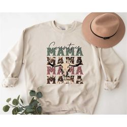 Country Mama Sweatshirt,Mothers Day Sweatshirt,MomLife Hoodie,Gift For Mom,Country Mama Hoodie,Country Mama Crewneck,Wes