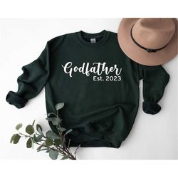 Custom God Father Shirt, God Mother Gift, GodFather Proposal Crewneck,God Father Sweatshirt,Godmother Proposal Sweatshir