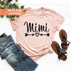 Mimi Heart Shirt, Funny Mimi Shirt, Grandma Gift, Mimi Life Shirt, Mimi Birthday Gift, Blessed Mimi Shirt, Mimi Gift, Mo
