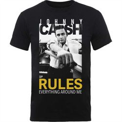 Johnny Cash Unisex T-Shirt: Rules Everything