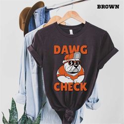 Dawg Check Shirt, Cleveland Football Tshirt, Cle Football, Brownies, Cleveland Sports Fan, 216, Sunday Football, Clevela