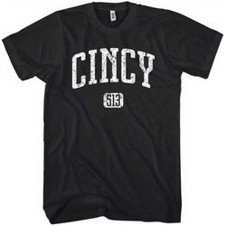 Cincy 513 T-shirt - Cincinnati - Men and Unisex - XS S M L XL 2x 3x 4x - Cincinnati Tee - 4 Colors
