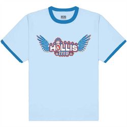 Run DMC Unisex T-Shirt: Hollis Crew (Ringer)