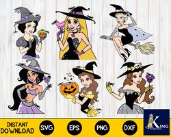 24 file Princess Halloween SVG