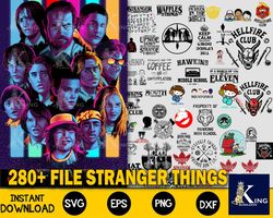 280 file Stranger Things SVG ,Mega Bundle Stranger Things