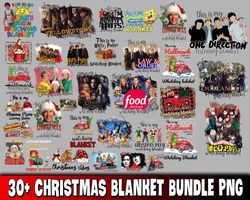 30 file Christmas Blanket bundle PNG, Christmas png