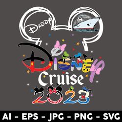 Disney Cruise 2023 Png, Disney Daddy Png, Mickey And Friends Png, Disney Png - Digital File