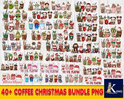 40 file coffee christmas bundle png , Digital Download