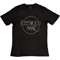 Fleetwood Mac Unisex T-Shirt: Classic Logo (Hi-Build)