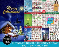 7800 Ultimate bundle Christmas svg, Digital Download