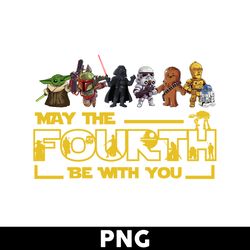 May The 4th Be With You Png, Baby Yoad And Friends Png, Star Wars Png, Baby Yoda Png, Disney Png - Digital File