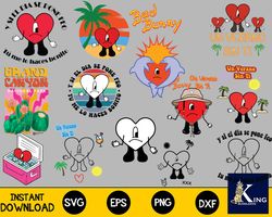 Bad Bunny Svg Baby benito Svg, Un verano sin ti SVG Mega Bundle svg, Digital Download
