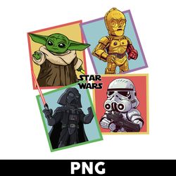 Star Wars Character Png, Star Wars Png, Baby Yoda Png, Disney Png - Digital File