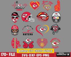 Kansas City Chiefs bundle PNG, Digital Download