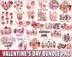 Love , Xo Xo , Car heart , coffee Valentine Day bundle PNG , Digital Download