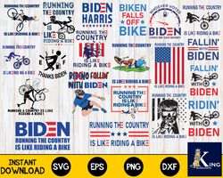 running the country is live riding a bike, ridin biden svg , Digital Download