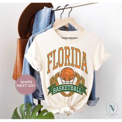 Florida Basketball Shirt - Retro Florida Basketball Shirt - Vintage Florida Shirt - Tallahassee Florida - Florida Shirt