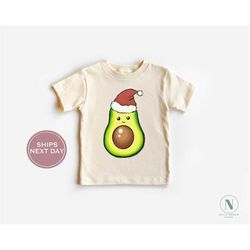 Guacamole Christmas Toddler Shirt - Retro Christmas Kids Shirt - Avocado Christmas Shirt - Vintage Natural Toddler Tee