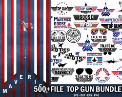 500 file top gun bundle svg, top gun svg