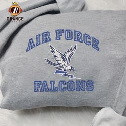 NCAA Air Force Falcons Embroidered Sweatshirt, Air Force Falcons Embroidered Shirt, Embroidered Hoodie