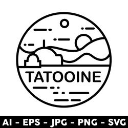 Tatooine Fun In The Suns Svg, Tatooine Sun Svg, Sun Svg, Sunset Svg, Summer Svg, Disney Svg - Digital File