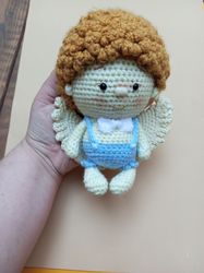 Hand Crochet Softy Angel Stuffed Toys Plush Toys Knit Gift for Him Gift for Her Amigurumi
