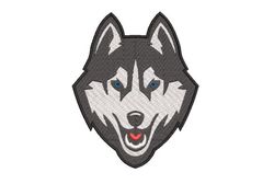 Husky Dog Embroidery Design: Handmade, Modern, and Unique, Cute Animal