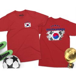 south korea football t-shirt     south korea national football world team cup korean world football cup national flag sh